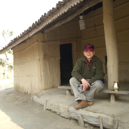 Customer enjoying at Tharu house chitwan nepal trips