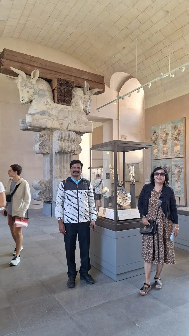 Evergreen Tours Europe gallery: teachers capturing moments at Louvre Museum Paris